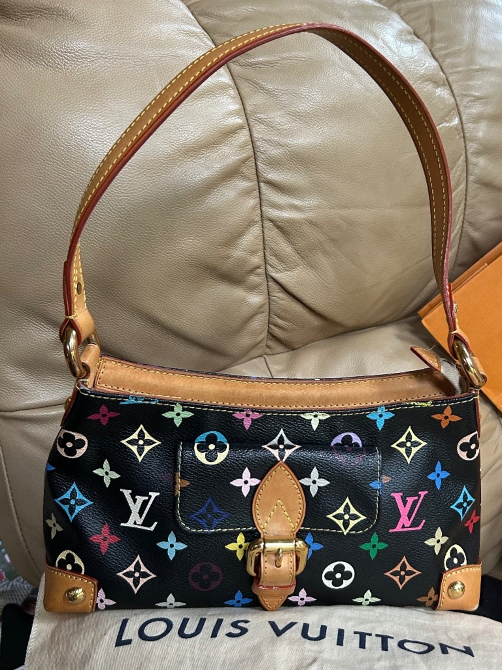 AUTHENTIC MURAKAMI LOUIS VUITTON ELIZA❤️🩵🩷💙💛🧡💚